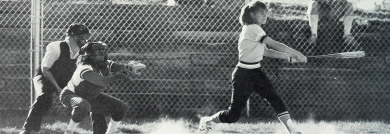 Jean Tierney Holt at bat