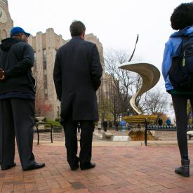 Gathered around fountain Listing image