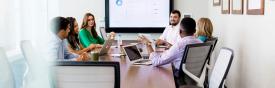 People sitting together at a conference table